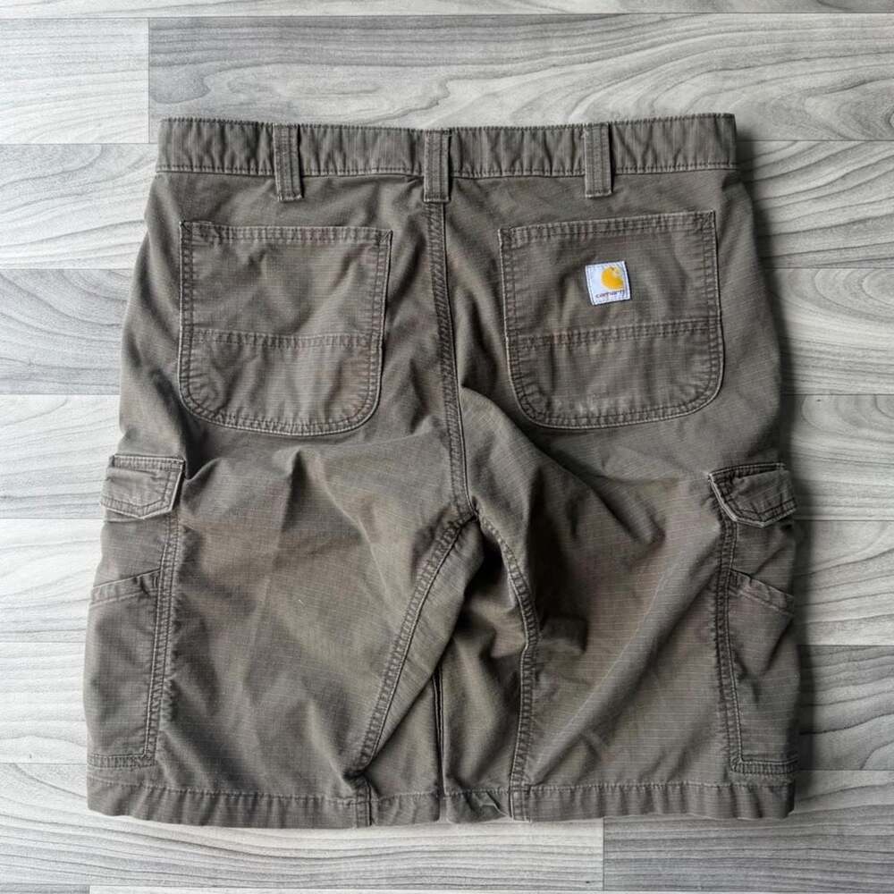 Carhartt Relaxed Fit Cargo Shorts Brown Size 36